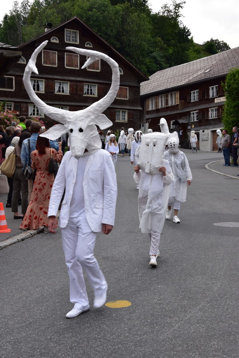 Tone Fink: Aufstand der Tiere (Prozession in Schwarzenberg) (Foto: Karlheinz Pichler)