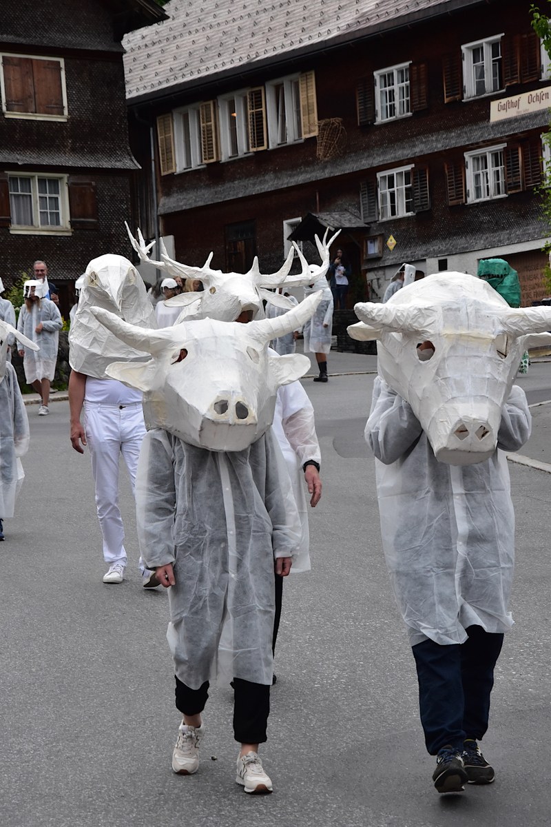 Tone Fink: Aufstand der Tiere (Prozession in Schwarzenberg) (Foto: Karlheinz Pichler)