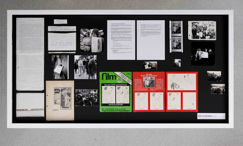 VALIE EXPORT, TAPP- und TASTKINO, 1968/69, Ausstellungsansicht 1. OG