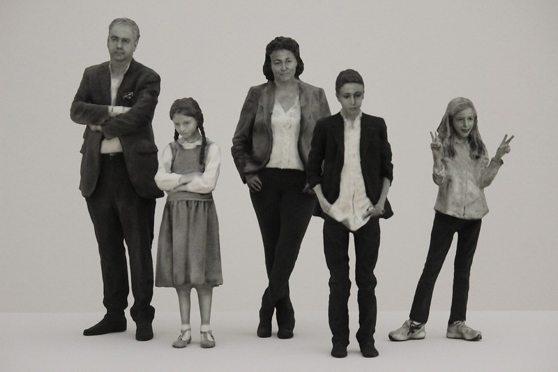 Karin Sander: Familie K 1-5, 2014 (alle Fotos: Karlheinz Pichler)