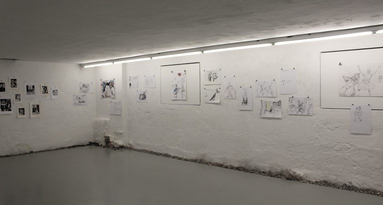 Thomas Hoor u. May-Britt Nyberg Chromy: Blick in die Ausstellung