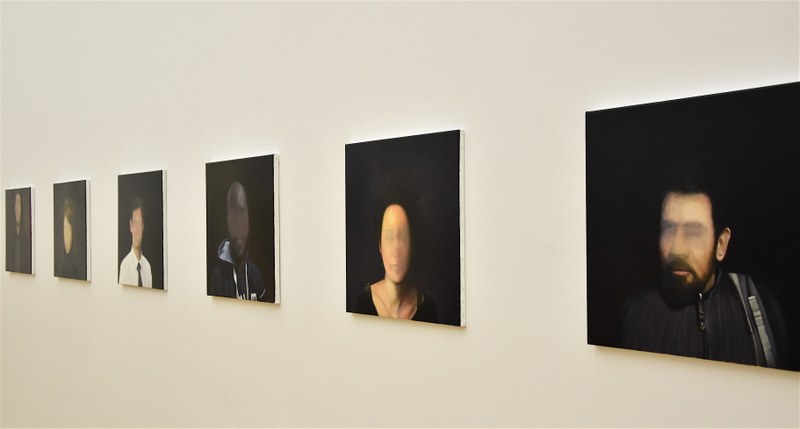 Ingmar Alge: Porträtserie (2017-2019), Öl auf Leinwand