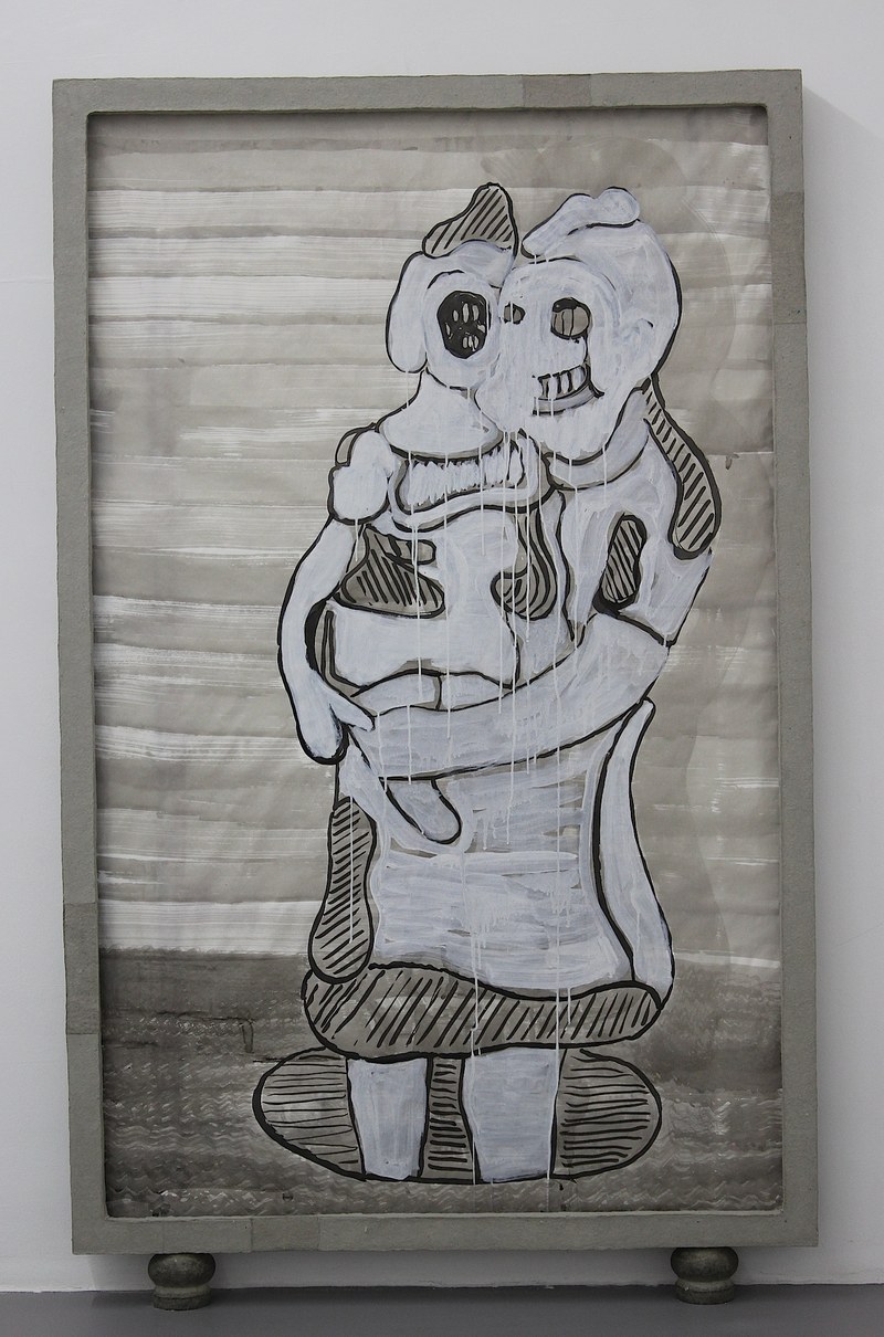 Christoph und Markus Getzner: "Zuerst die eigenen Ketten sprengen...", 2013 (Zeichnungsobjekt)