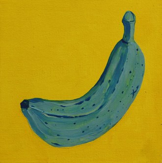 Versuch an der Banane von Claudia Marclay