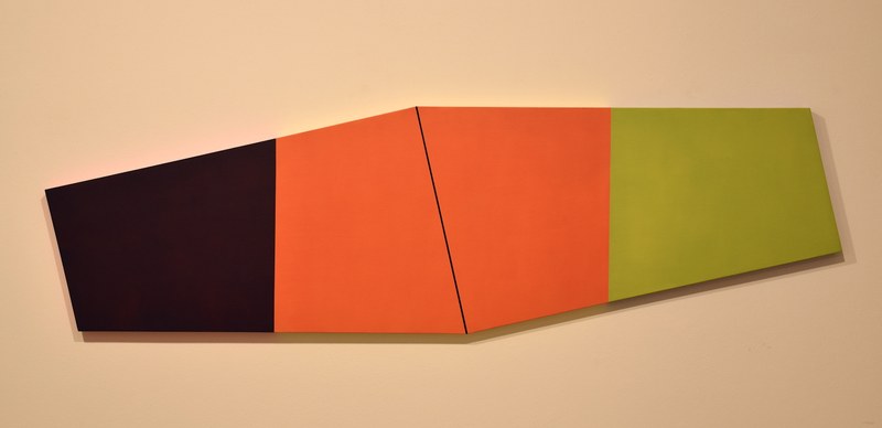 Ilse Aberer: Horizon II, 2019, Acryl auf Baumwolle