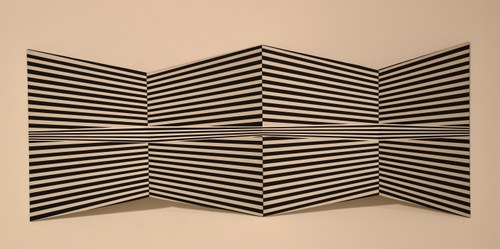 Edgar Diehl: Schwarz weiß, 28-17, Acryl, geformtes Aluminium