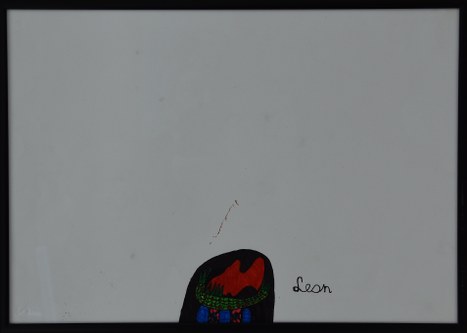 Leon Wust, Ohne Titel, Filzstift auf Papier, 50x70 cm, 2020