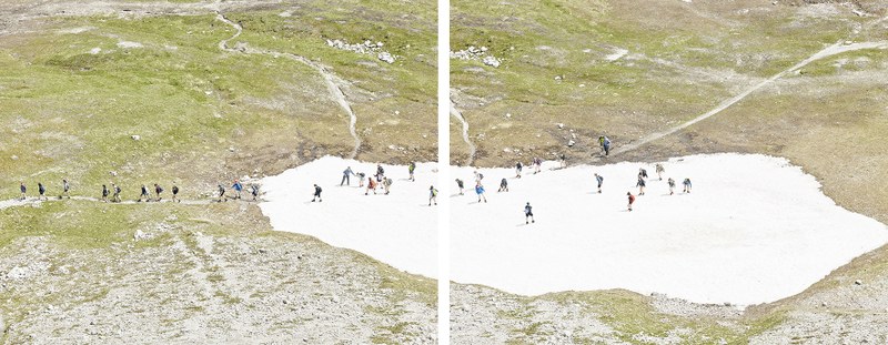 Walter Niedermayr: Lech Gaisbühel, 2016 (© The Artist & Gallerie Nordenhake, Berlin/Stockholm)