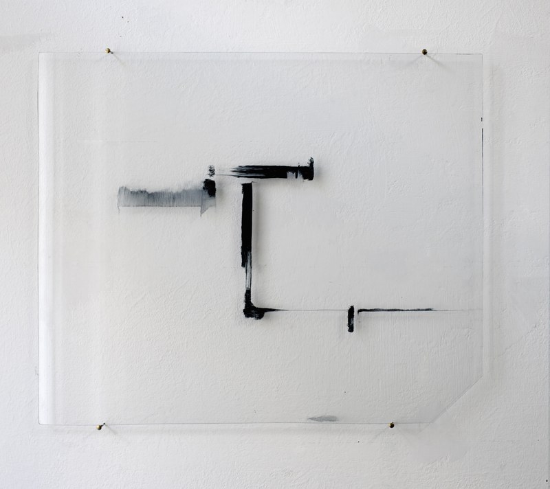 Wolfgang Bender: Untitled. 2016 (Hinterglasmalerei)