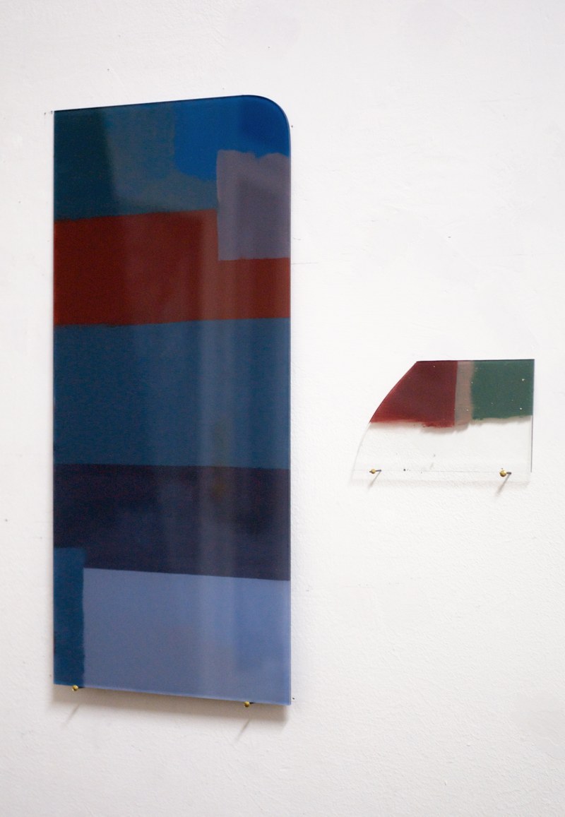 Wolfgang Bender: Ohne Titel. 2017 (Hinterglasmalerei)