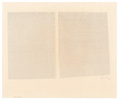 Egon Goldner: o.T., 1974-75, Tusche auf Papier