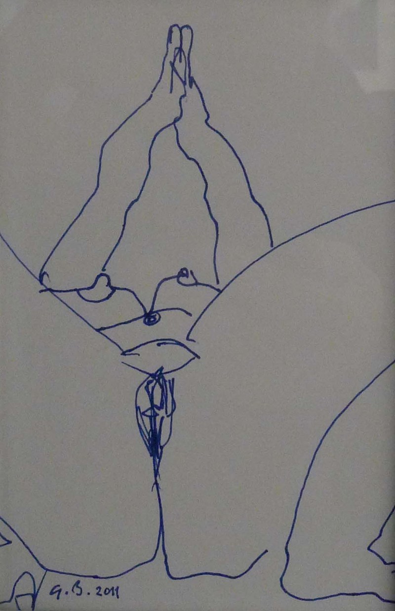 Gottfried Bechtold: o.T., 2011, Arbeit auf Papier