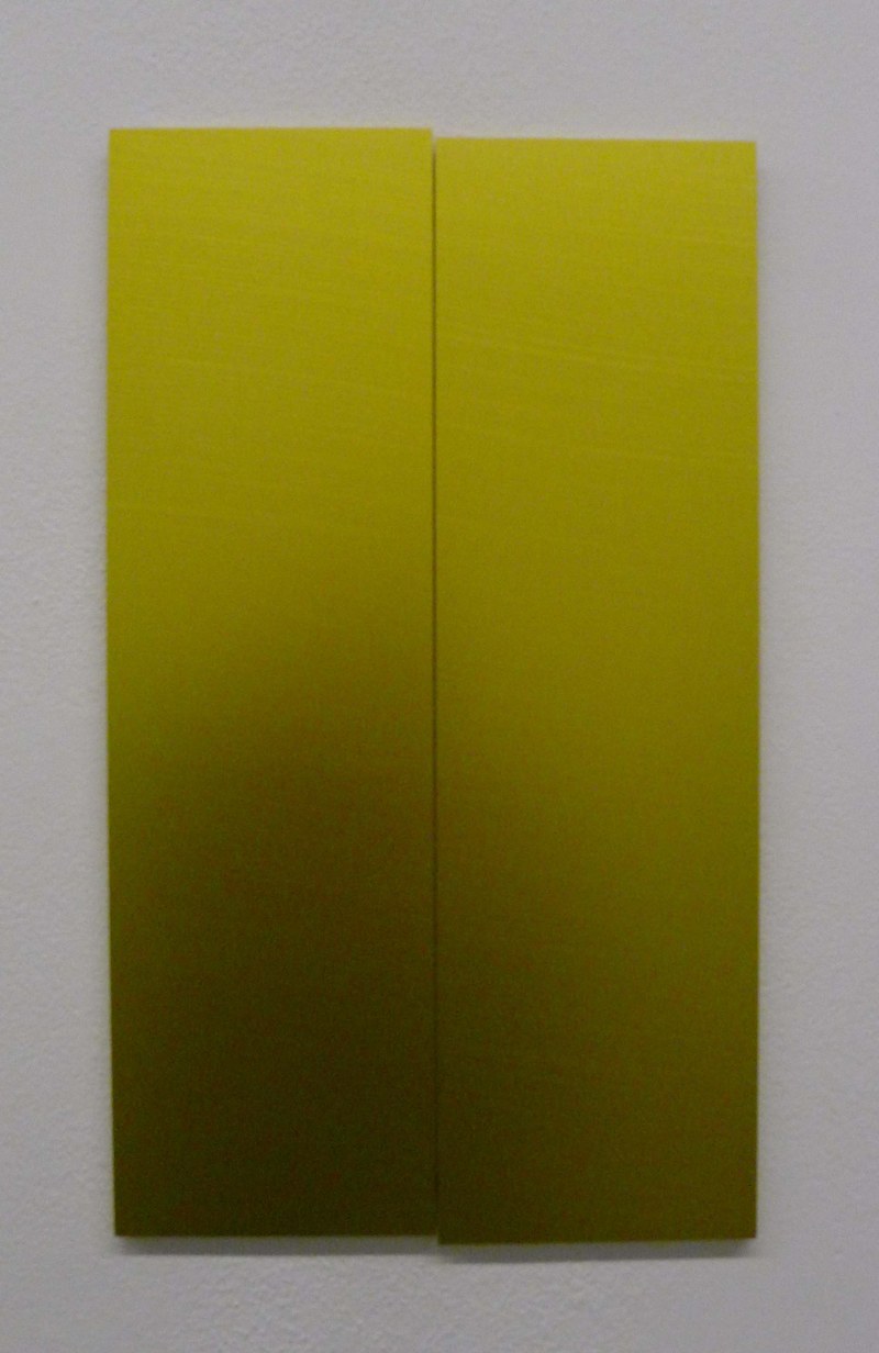 Walter Kölbl: Aus dem Lot, 2011, Aluminium eloxiert