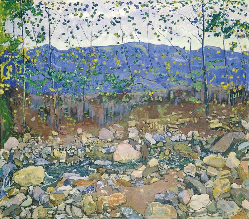 Ferdinand Hodler: "Waldbach bei Leissigen", 1904, Öl auf Leinwand