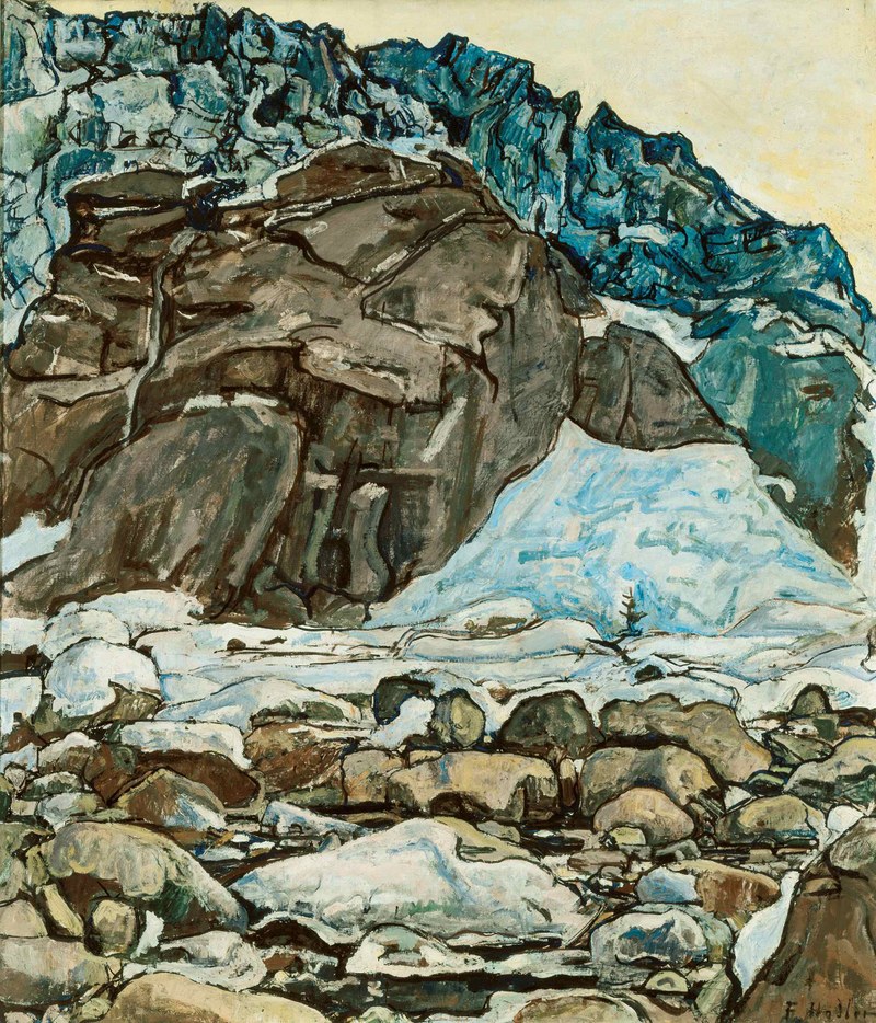 Ferdinand Hodler: "Grindelwaldgletscher", 1912, Öl auf Leinwand (alle Fotos: Kunsthaus Zürich)
