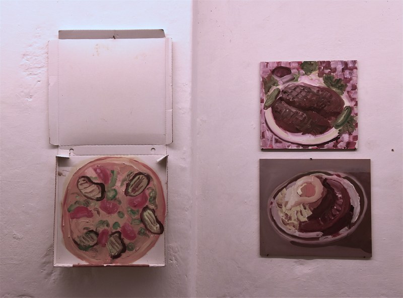 Lipp & Leuthold: "Fast Kunst". 2007, Öl auf Karton u. Holz
