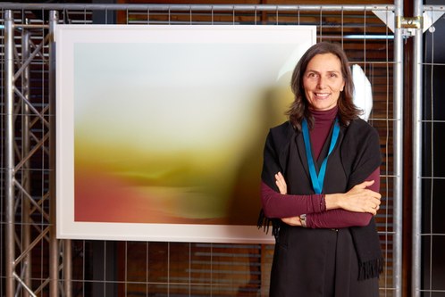 Astrid Bechtold-Fox: „Introspective Landscape (Rose)” (Fine Art Print auf Hahnemühle Photo Rag, 100 x 120 cm, 2022)