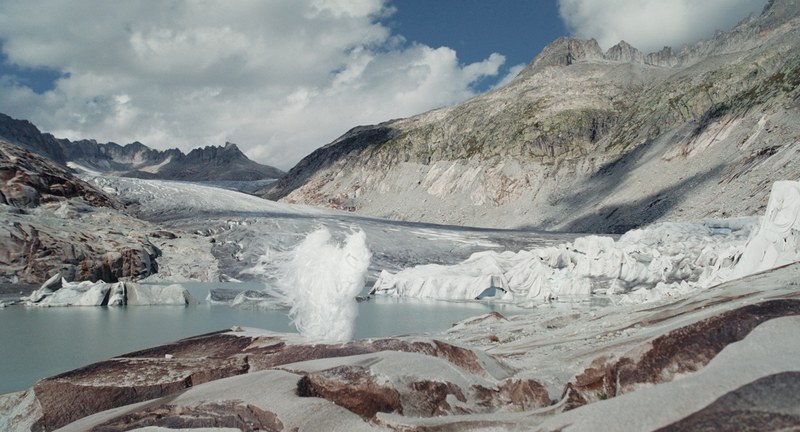 Kunst im Klimawandel: Der Rhonegletscher im Kanton Wallis schmilzt. (Foto: GM Films)