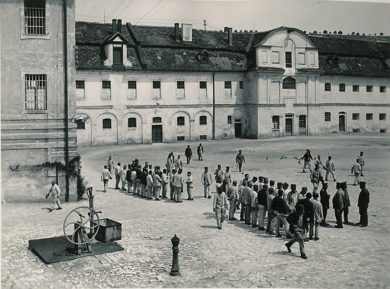 Appellplatz Bayern: Im der bayrischen Zwangsarbeitsanstalt Rebdorf waren zahlreiche Vorarlberger inhaftiert. (Foto: Sammlung Josef Ettle)