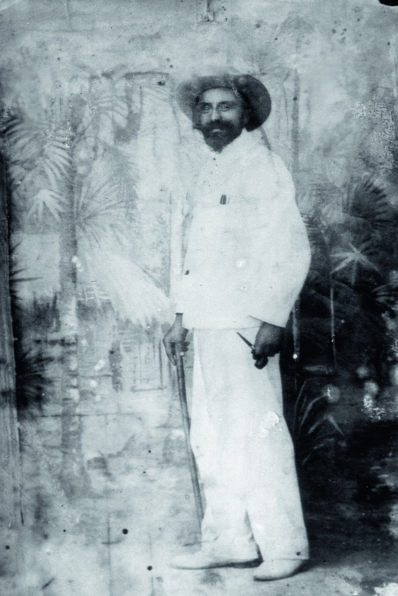 Eduard Fritz als junger Kolonist  (© Waltraud Mayer, Götzis)