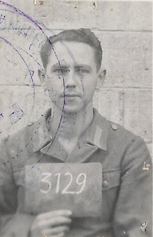Albert Schelling als „prisonnier de guerre“ im Lager Annecy-Novel, Frankreich