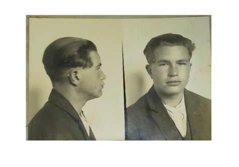 Anonymisierter „Mugshot“: Rudolf H. aus Dornbirn wurde wegen „Diebstahl und Vagabondage“ in Vorbeugungshaft genommen und starb im KZ Mauthausen (Foto: VLA)
