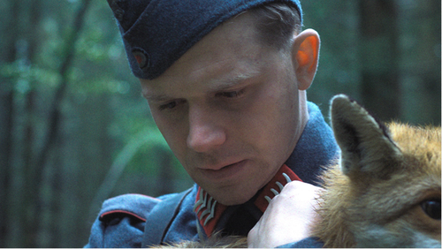 Introspektive Figur: Simon Morzé als Kurier und Soldat der Wehrmacht in Frankreich.