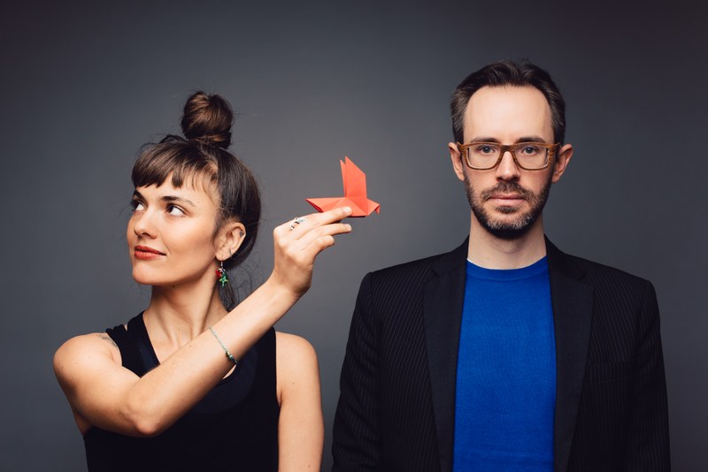 Camille Bertault und David Helbock erweisen sich auf dem Vocal-Piano-Album„Playground“ als kongeniales Dream-Team (© ACT/Joanna Wizmur)