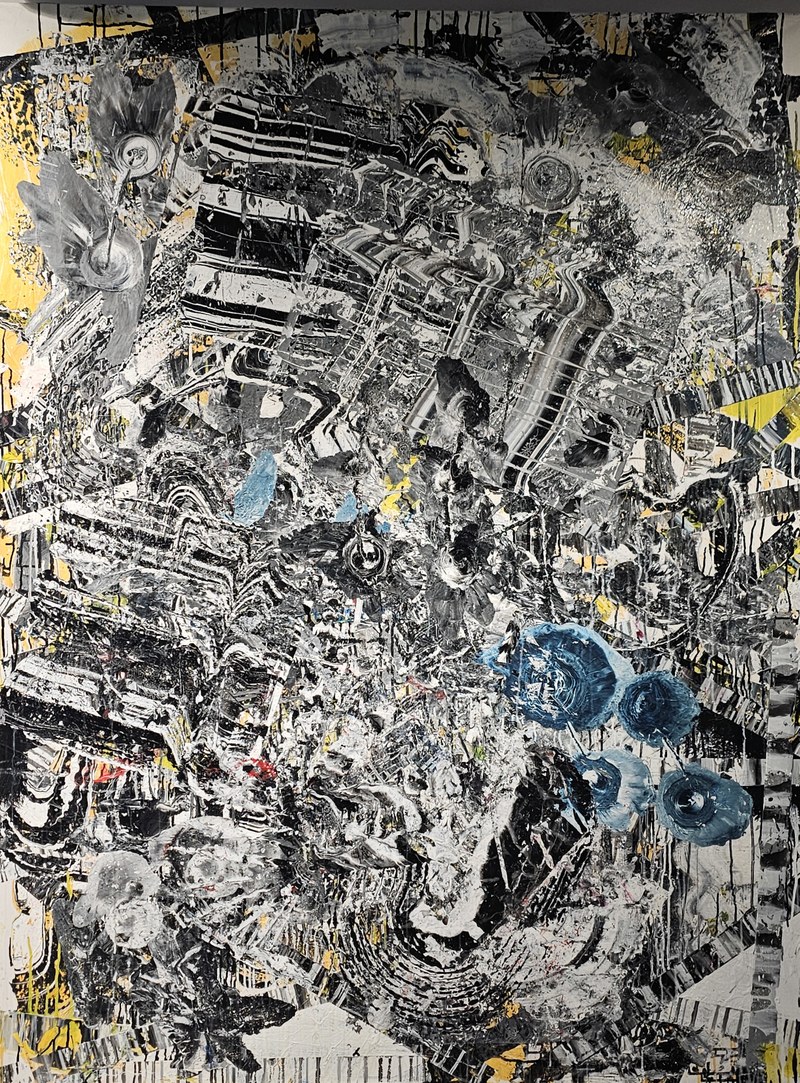 Christian Eisenberger – o.T., Acryl auf Leinwand (Foto: Kapi)