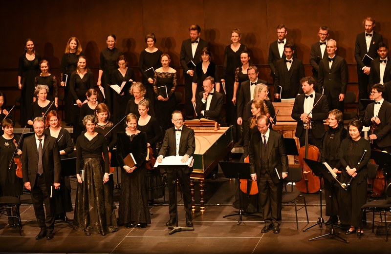 Das Ensemble der J.S.Bach-Stiftung im Vaduzer Saal  (Foto: Lilli Löbl)