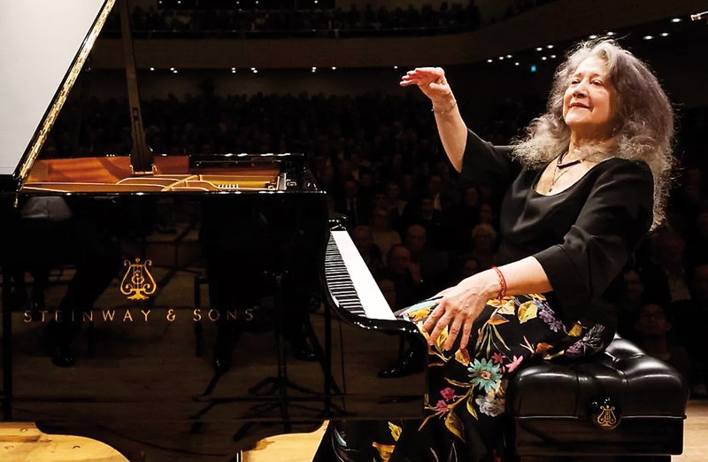 Die mittlerweile 82-jährige Weltklassepianistin Martha Argerich gastierte in Vaduz. (Foto: Adriano Heitmann)
