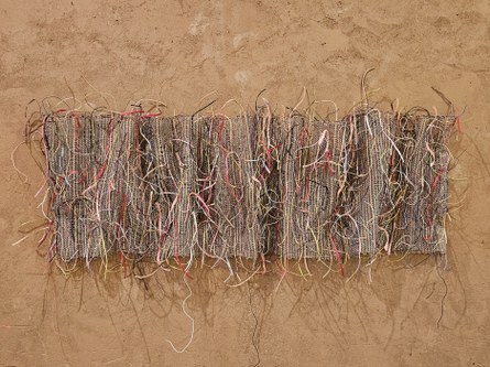 Dorothea Rosenstock, Nest bauen. Papiergewebe, 2023