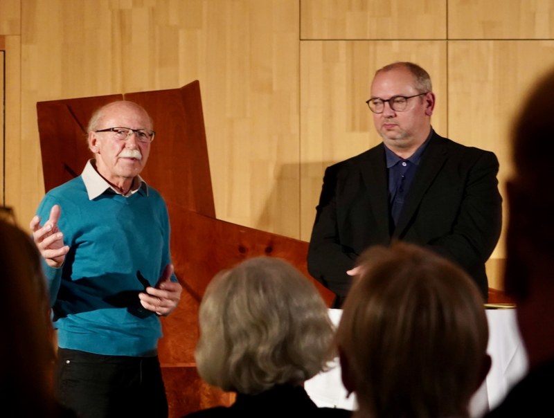 Hans Kogler erzählte Spannendes von der Lebensgeschichte des Missionars Abt Franz Pfanner, dem Namensgeber des Langener Sozialzentrums. 
