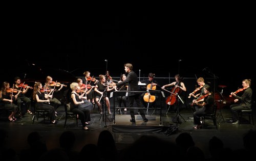 Mit einer hervorragend ausbalancierten Tongebung spielten die Orchestermusiker:innen.