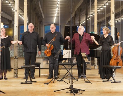 Michaela Girardi, Martin Gallez, Guy Speyers, Richard Dünser und Jessica Kuhn freuten sich über den herzlichen Applaus.