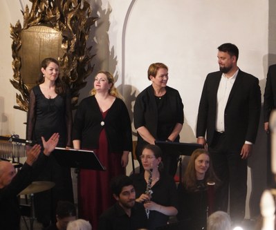 Lea Elisabeth Müller, Veronika Dünser, Gerda Poppa und Martin Summer freuten sich über den lange anhaltenden und herzlichen Applaus.
