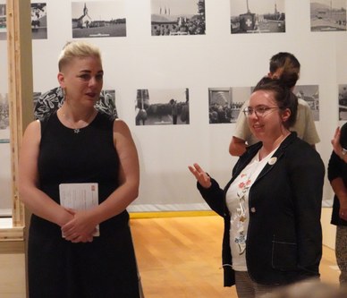 Morgana Petrik von der österreichischen Gesellschaft für Neue Musik stellte die Komponistin Alisa Kobzar vor.