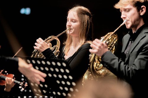 Johanna Ackerl und Felix Wrann spielen Georg Philipp Telemann (Foto: Victor Marin)