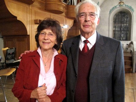 Günter Fetz mit Gattin Gudrun (Fotos: Fritz Jurmann)