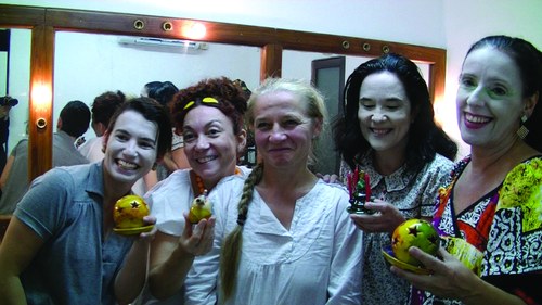 Die Clownkünstlerin ist die einzige österreichische Vertreterin beim Clownfrauenfestival in Recife...