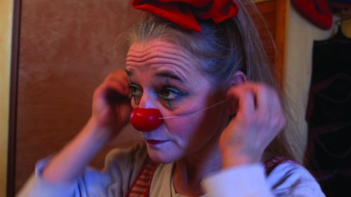Als eine von wenigen im Clownberuf erhält Elke Maria Riedmann internationale Anerkennung. (alle Fotos: Medienzoo)