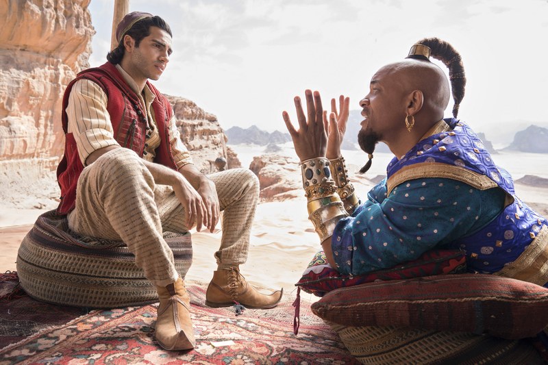 Will Smith als Dschinn hat hier auch einen Wunsch frei. Ein netter Spin.