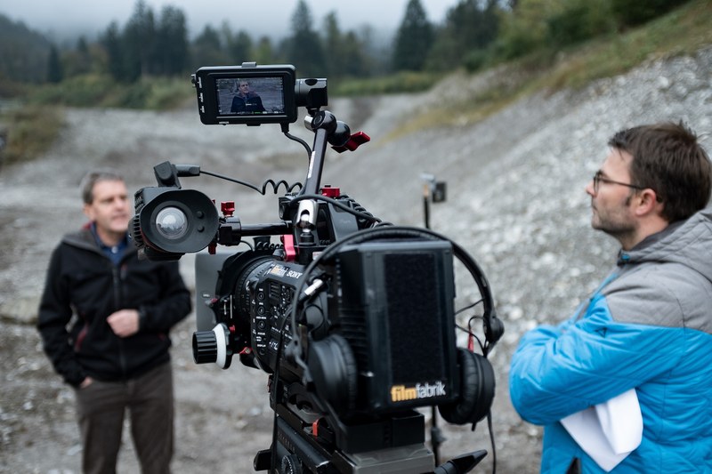Daniel Schierscher bei der Arbeit