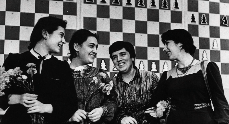 Geniales Olympiateam: Nana Iosseliani, Maia Tschiburdanidze, Nona Gaprindaschwili und Nana Alexandria
