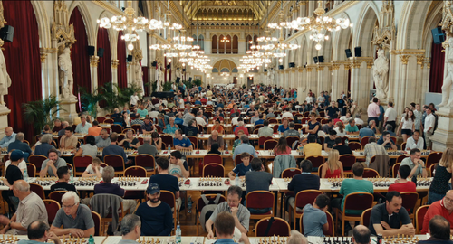 Nebenschauplatz beim Wien Open, das Maia eröffnet. Bis 1902 waren in Wien Frauen beim Schach gar nicht erlaubt.
