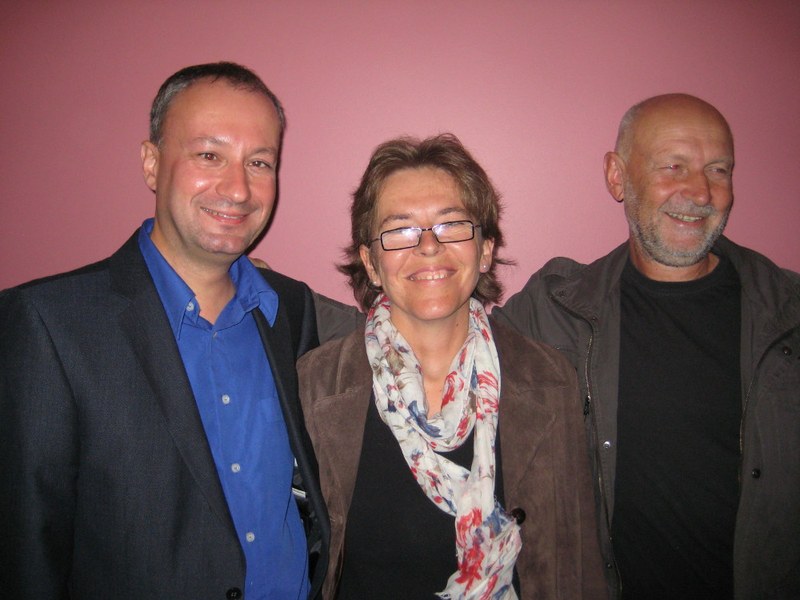 Die TaSKino-Gruppe (im Bild: Dieter Längle, Helene Amann und Werner Gerold; es fehlt: Franz Koschutnig) wird Arthouse-Filme in Original mit Untertiteln zeigen