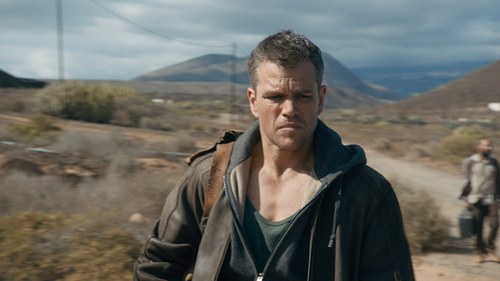 Jason Bourne (Matt Damon) abgewrackt, ein Hauch von Cyber-Punk, nach 14 Filmjahren.