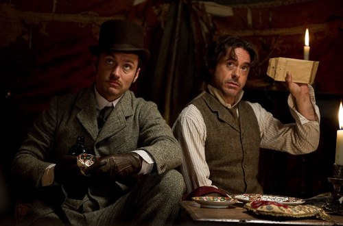 Dr. Watson (Jude Law) & Sherlock Holmes (Robert Downey jr.): Ein ungleiches Paar