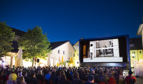 Der Ramschwagplatz in Nenzing war zum 31. Mal Schauplatz des Alpinale Kurzfilmfestivals (© Marvin Hopfner).