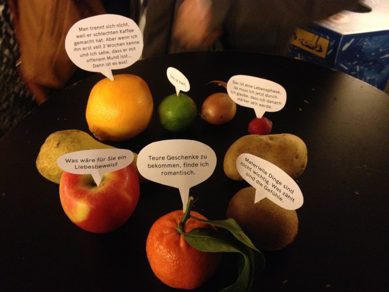 Wenn Obst spricht: eat more art